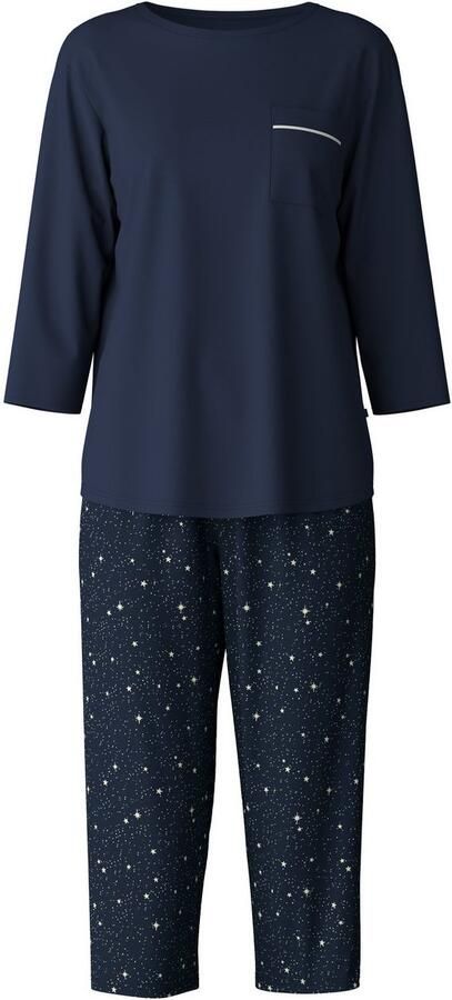 CALIDA Pyjama Sweet Dreams 3 4-lengte ronde hals zacht interlock-kwaliteit pure cotton (2-delig) - Foto 5