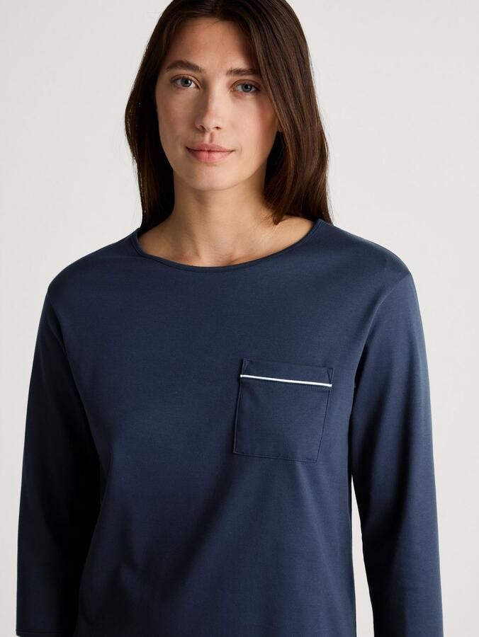 CALIDA Pyjama Sweet Dreams 3 4-lengte ronde hals zacht interlock-kwaliteit pure cotton (2-delig) - Foto 4