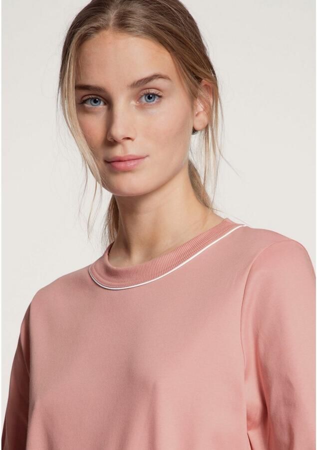 CALIDA Pyjama Sweet Dreams Interlock-kwaliteit lange mouw elastische band ronde hals comfortabel (2-delig) - Foto 3