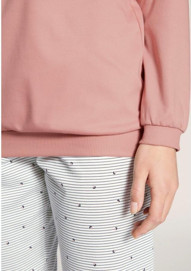 CALIDA Pyjama Sweet Dreams Interlock-kwaliteit lange mouw elastische band ronde hals comfortabel (2-delig) - Foto 5