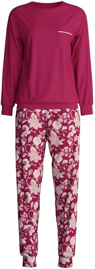 CALIDA Pyjama Sweet Dreams Lange mouw ronde hals interlock-kwaliteit zacht comfortabel (2-delig) - Foto 6