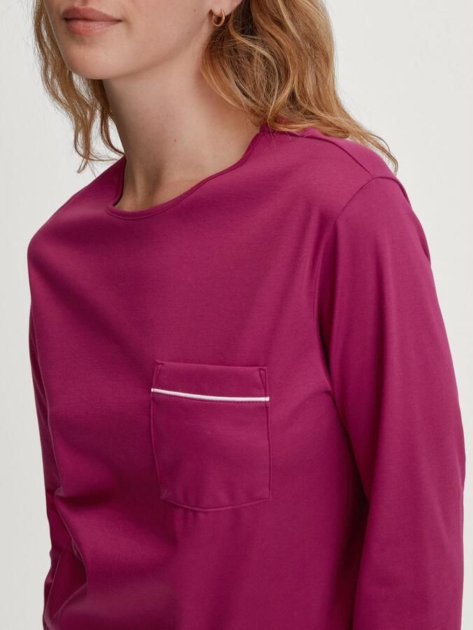 CALIDA Pyjama Sweet Dreams Lange mouw ronde hals interlock-kwaliteit zacht comfortabel (2-delig) - Foto 5