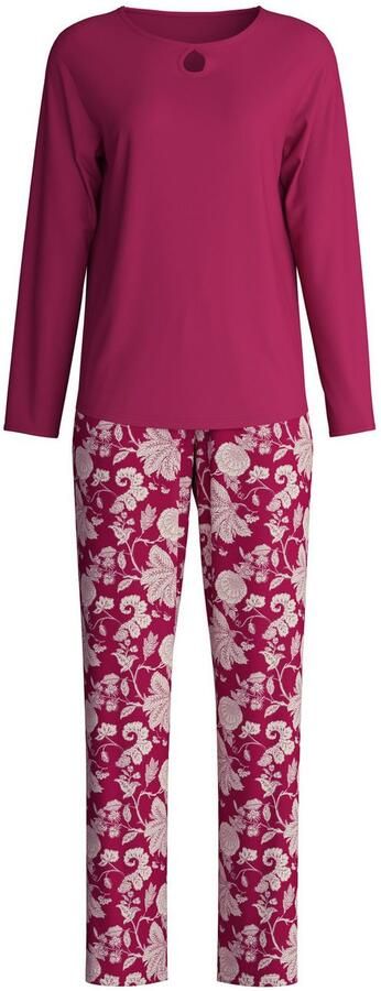 CALIDA Pyjama Sweet Dreams losse pasvorm ronde hals interlock-kwaliteit lange mouw zacht (2-delig) - Foto 7