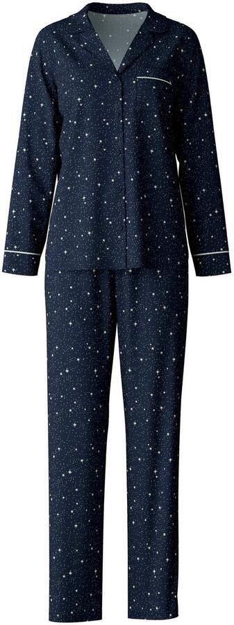 CALIDA Pyjama Sweet Dreams Reverskraag knoopsluiting pure cotton interlock-kwaliteit zacht (2-delig) - Foto 9