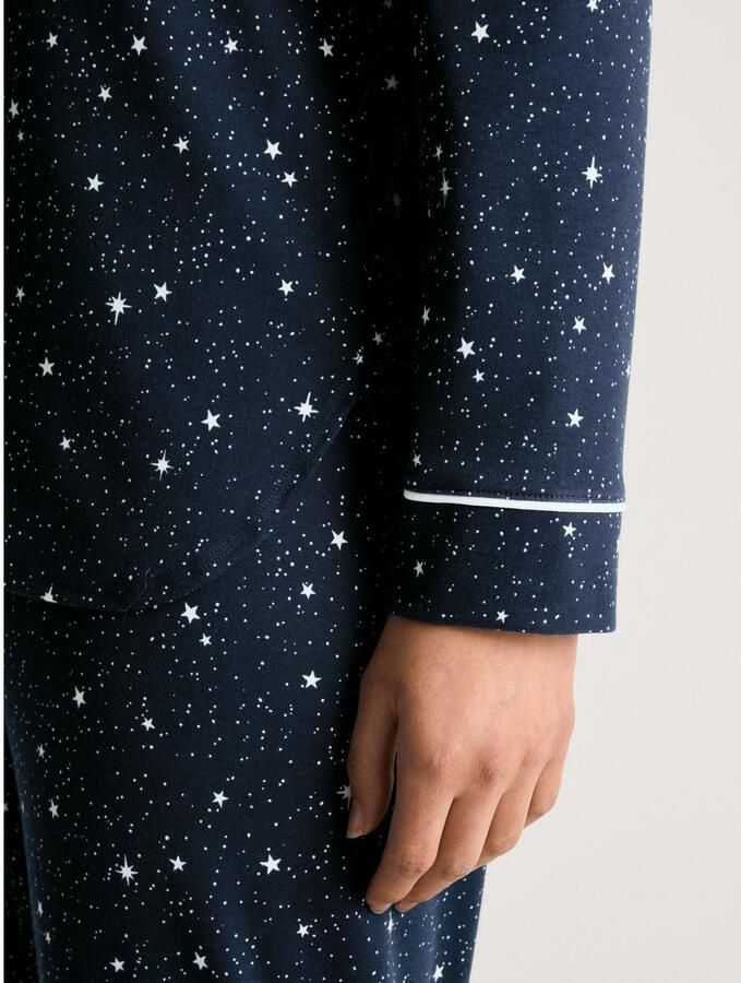 CALIDA Pyjama Sweet Dreams Reverskraag knoopsluiting pure cotton interlock-kwaliteit zacht (2-delig) - Foto 6