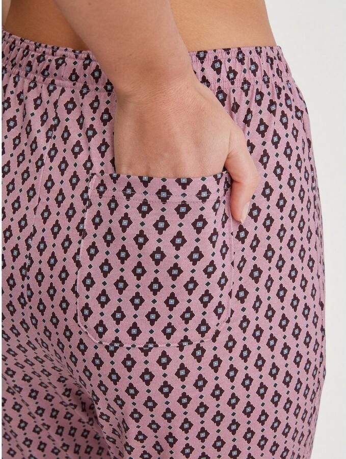CALIDA Pyjamabroek Favourites Botanic zacht elastiek katoen single jersey kwaliteit achterzak - Foto 2