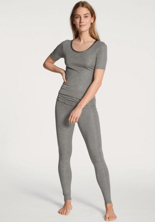 CALIDA Shirt met korte mouwen True Confidence Satijnen bandafwerking ronde hals korte mouw - Foto 7