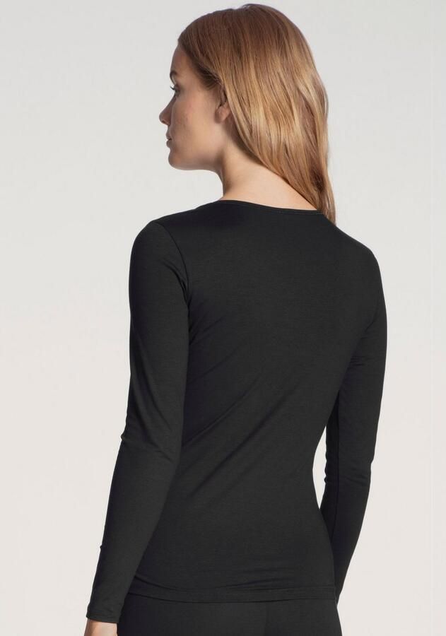 CALIDA Shirt met lange mouwen Natural Comfort elastisch zacht lange mouwen ronde hals ademend - Foto 7
