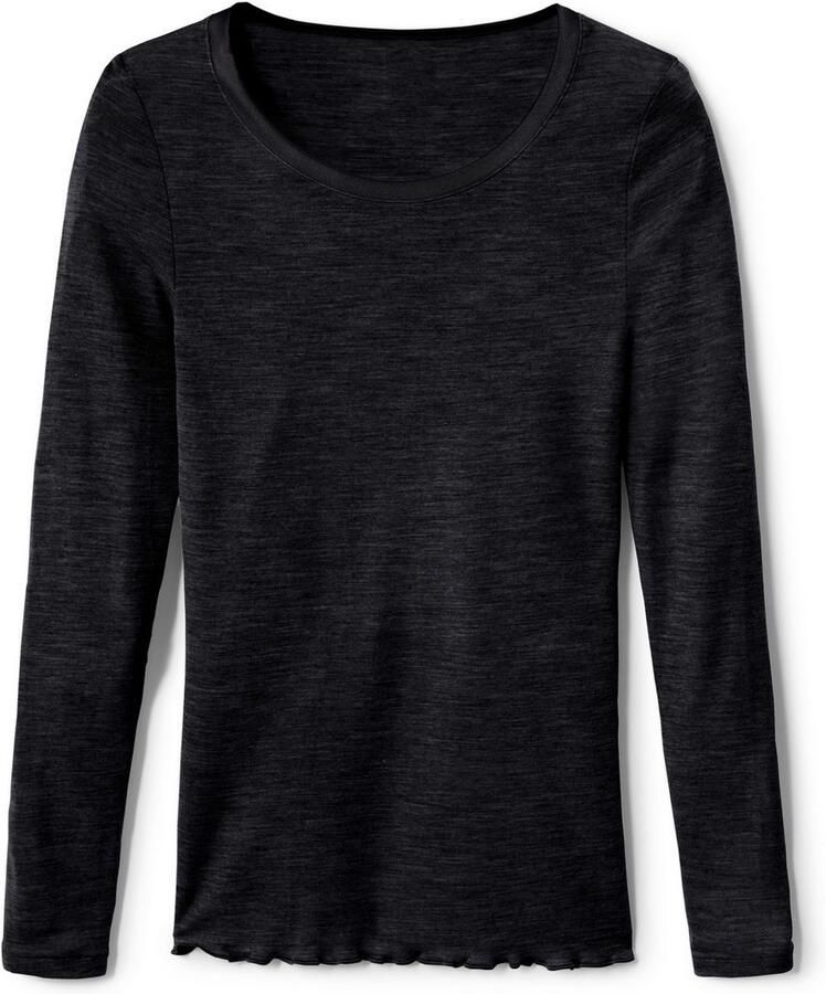 CALIDA Shirt met lange mouwen True Confidence Ronde hals fijnrib ade d golfzoom - Foto 3