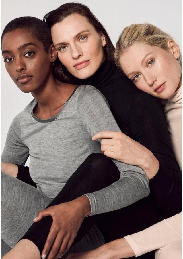 CALIDA Shirt met lange mouwen True Confidence Ronde hals fijnrib ade d golfzoom - Foto 6