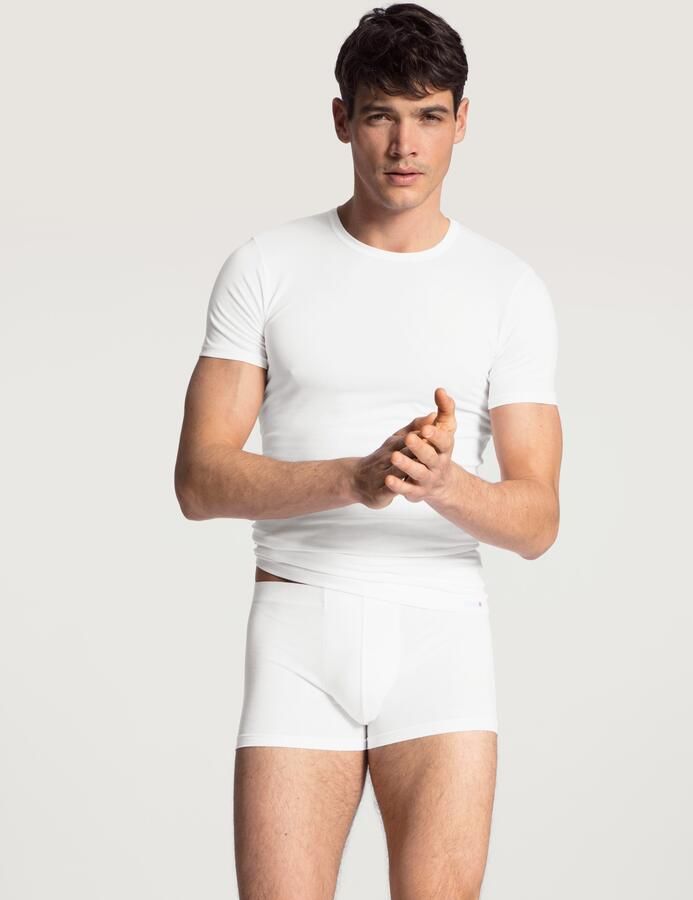 CALIDA Shirt met ronde hals Evolution smalle pasvorm korte mouw zacht single jersey elastisch - Foto 6