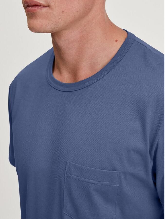 CALIDA Shortama Relax Imprint 3 korte mouw ronde hals borstzak (2-delig) - Foto 3