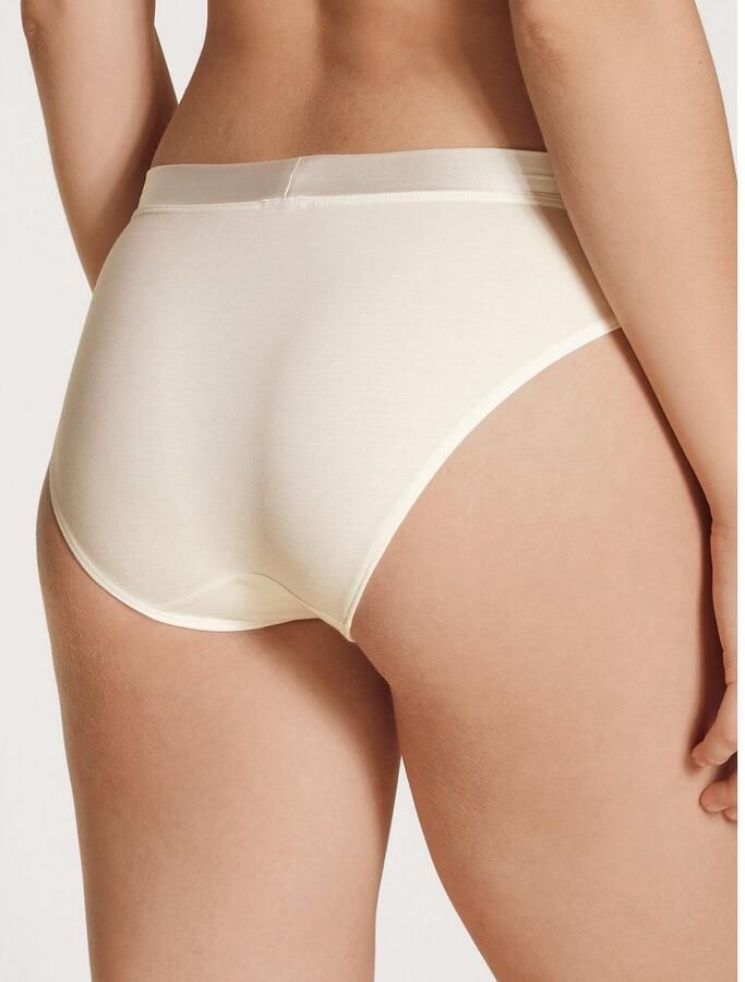 CALIDA Slip CATE glinsterende satijnen inzet vrouwelijke look single jersey elastisch - Foto 6