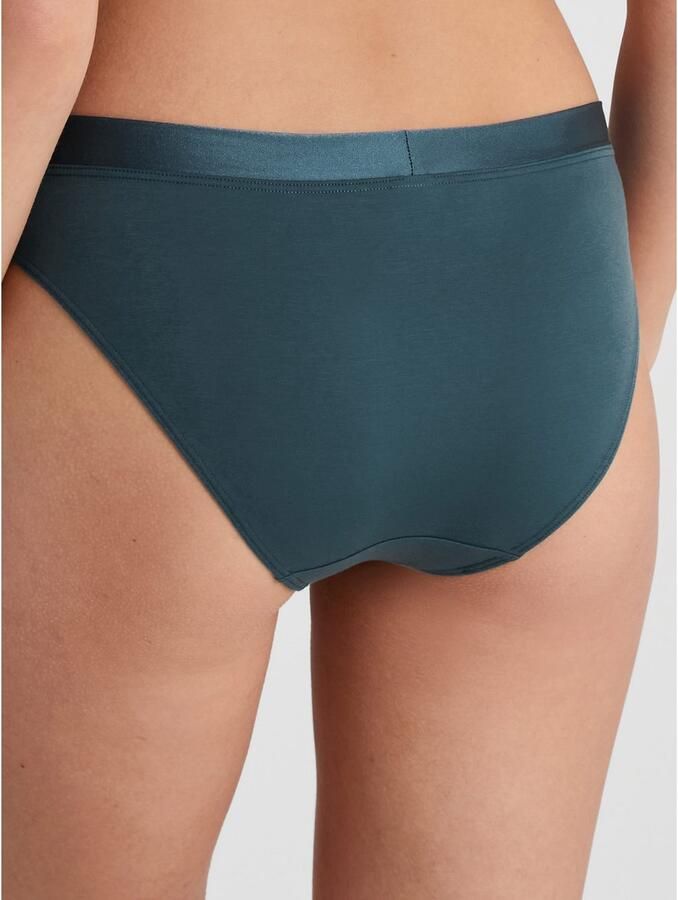 CALIDA Slip CATE glinsterende satijnen inzet vrouwelijke look single jersey elastisch - Foto 5