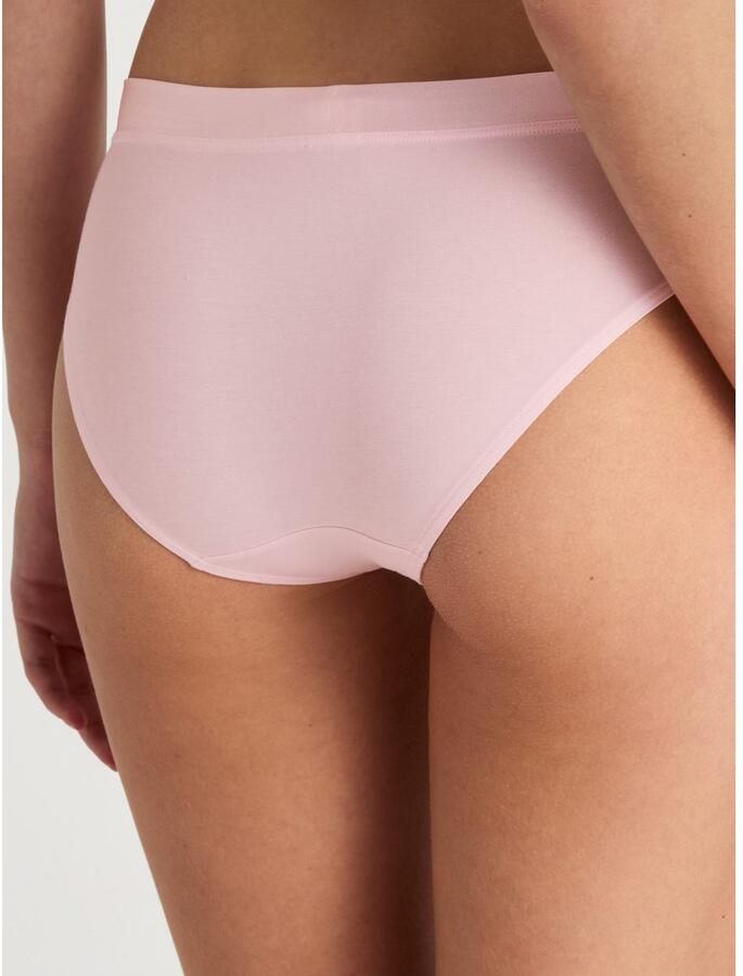 CALIDA Slip CATE glinsterende satijnen inzet vrouwelijke look single jersey elastisch - Foto 6