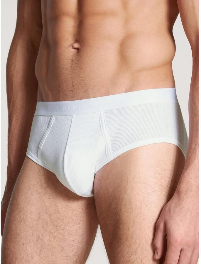 CALIDA Slip Natural Benefit Pure Cotton fijnrib-kwaliteit elastische band zacht (Set van 2) - Foto 3
