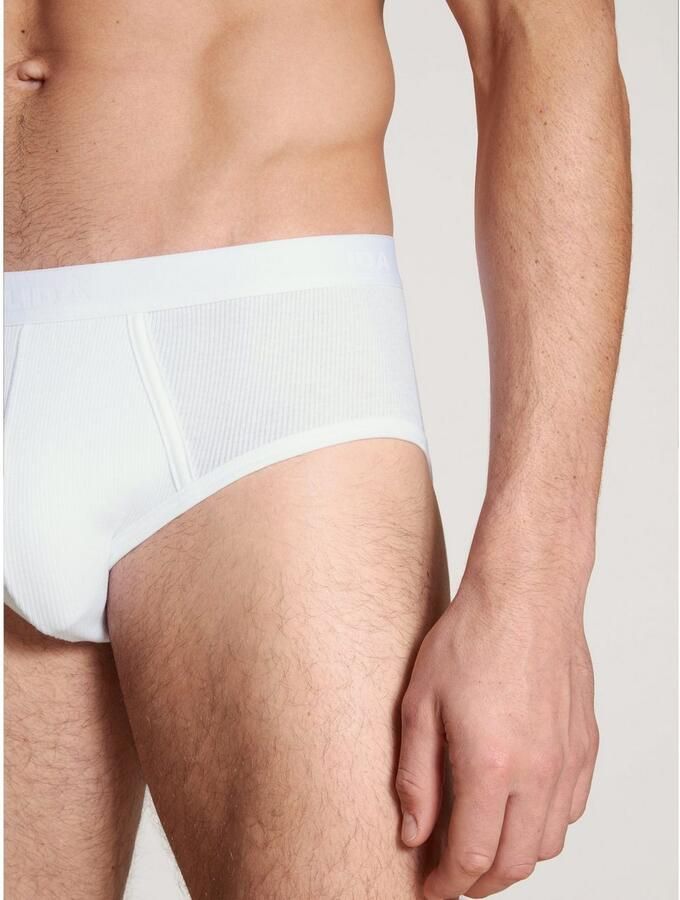 CALIDA Slip Natural Benefit Pure Cotton fijnrib-kwaliteit elastische band zacht (Set van 2) - Foto 4
