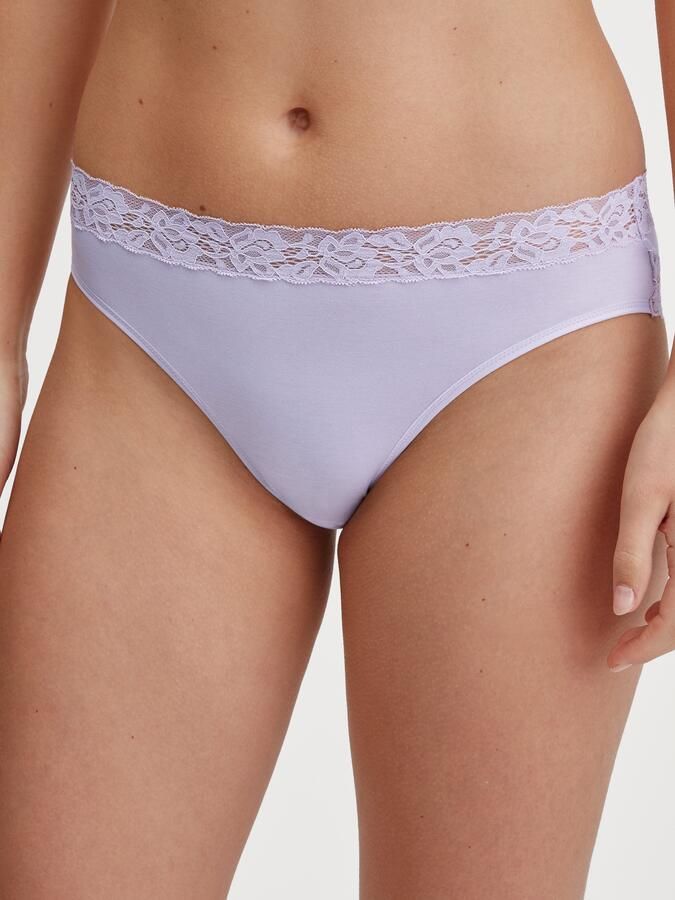 CALIDA Slip Natural Comfort Lace speels kant regular-cut elastische single jersey zacht - Foto 7