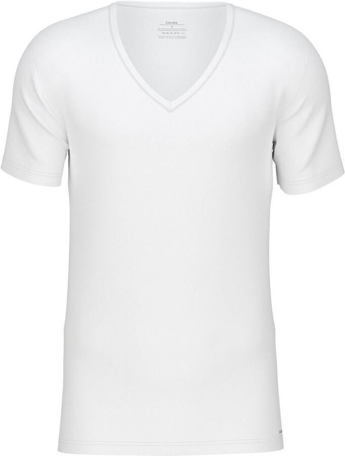 CALIDA T-shirt Cotton Code V-hals vormvaste single jersey elastisch korte mouw - Foto 2