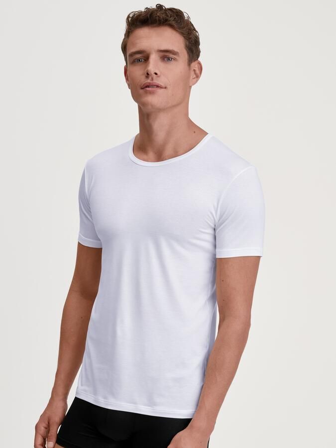 CALIDA T-shirt Natural Cooling Ronde hals Single Jersey elastisch zacht korte mouw - Foto 6