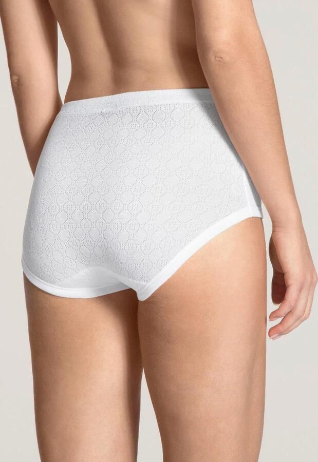 CALIDA Tailleslip Iconics Ajour-patroon fijnrib-kwaliteit katoen elastische band (-) - Foto 6