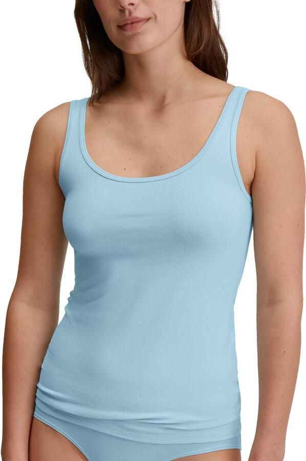 CALIDA Tanktop Essential Cotton Katoenmix single jersey elastisch ronde hals - Foto 7