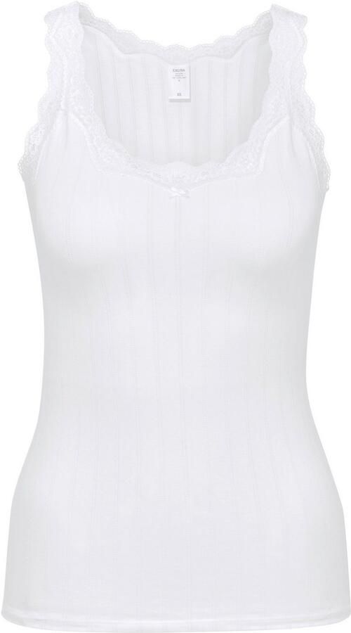 CALIDA Tanktop Etude Toujours fijn kant krijtstreeppatroon katoenmix elastisch - Foto 9