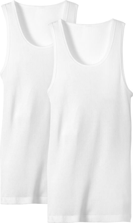 CALIDA Tanktop Natural Benefit Ronde hals fijnrib ade d Pure Cotton (Set van 2) - Foto 7