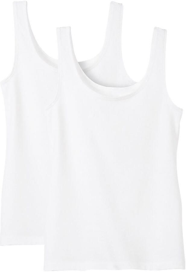 CALIDA Tanktop Natural Benefit Ronde hals Single Jersey kwaliteit elastisch zacht (Set van 2) - Foto 9