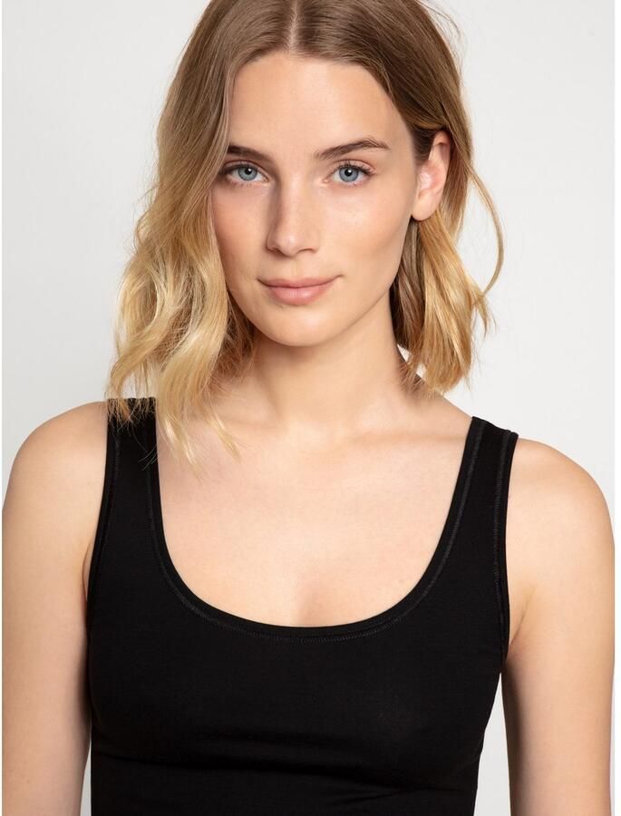 CALIDA Tanktop Natural Benefit Ronde hals Single Jersey kwaliteit elastisch zacht (Set van 2) - Foto 4
