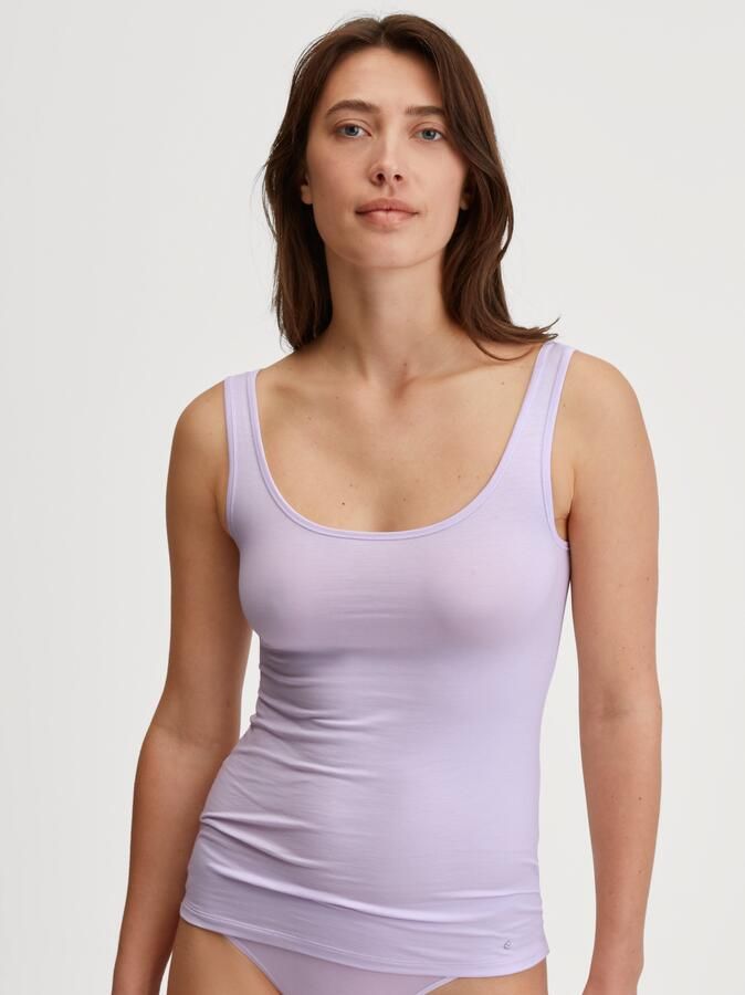 CALIDA Tanktop Natural Comfort elastisch pillingarm zacht single jersey kwaliteit ade d - Foto 8