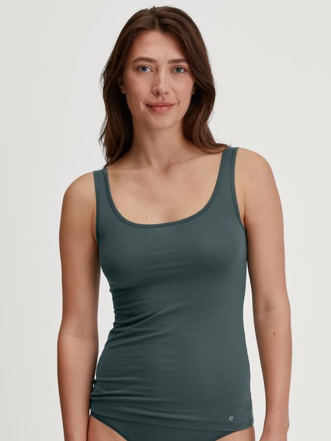 CALIDA Tanktop Natural Comfort elastisch pillingarm zacht single jersey kwaliteit ade d - Foto 10