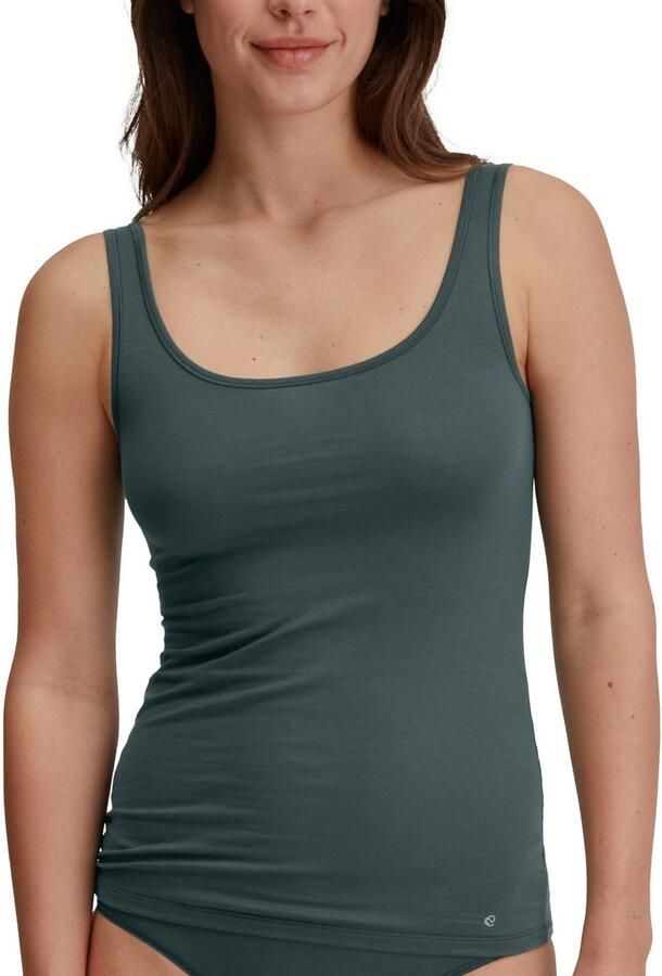 CALIDA Tanktop Natural Comfort elastisch pillingarm zacht single jersey kwaliteit ade d - Foto 8