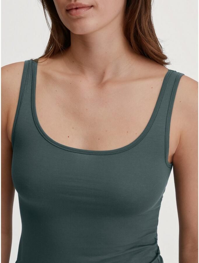CALIDA Tanktop Natural Comfort elastisch pillingarm zacht single jersey kwaliteit ade d - Foto 5
