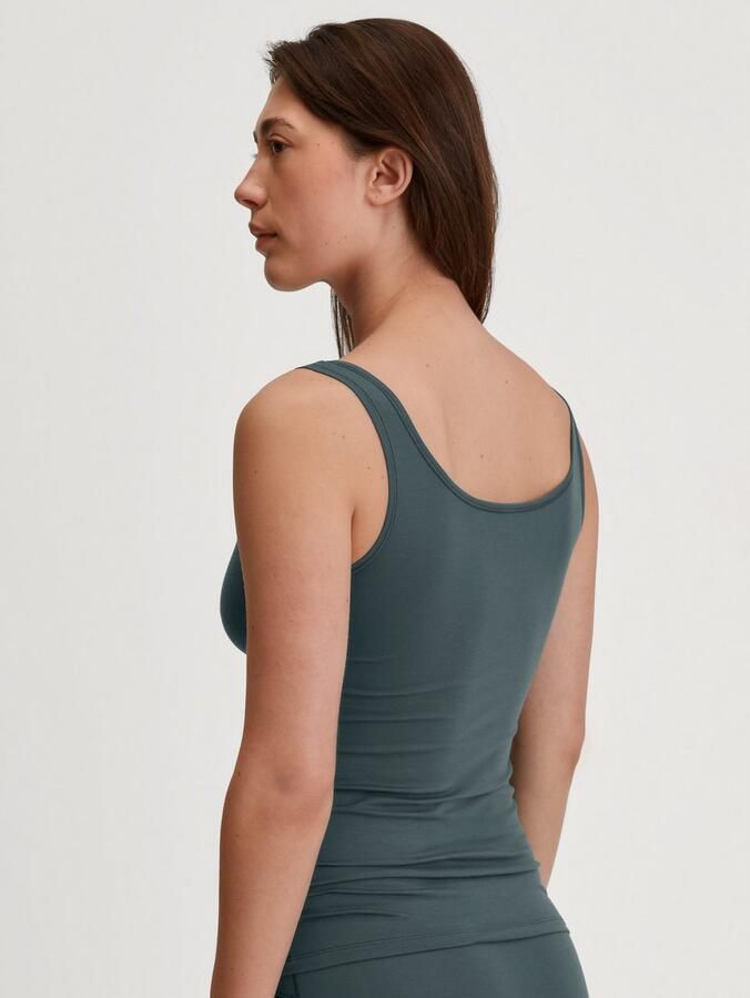 CALIDA Tanktop Natural Comfort elastisch pillingarm zacht single jersey kwaliteit ade d - Foto 7