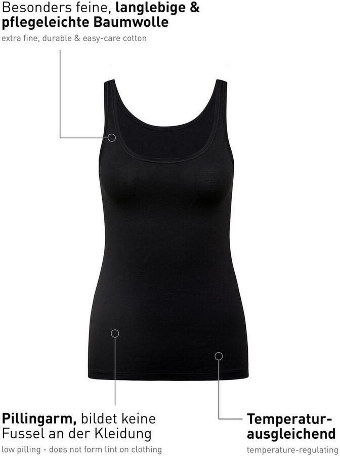 CALIDA Tanktop Natural Comfort elastisch pillingarm zacht single jersey kwaliteit ademend - Foto 5