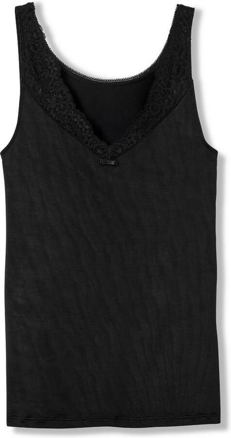 CALIDA Tanktop Sensual Secrets V-hals zachte single-jersey kwaliteit elastisch kant - Foto 5