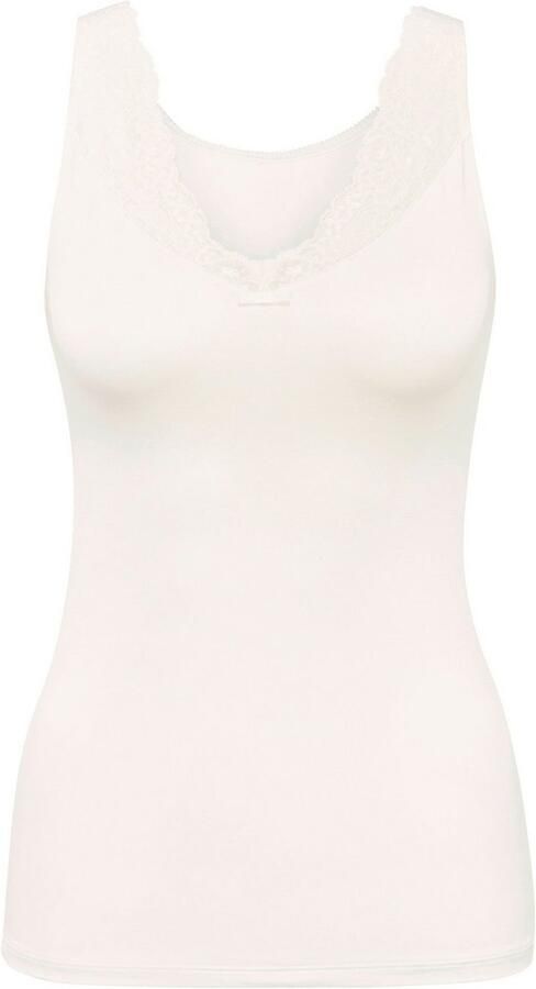 CALIDA Tanktop Sensual Secrets V-hals zachte single-jersey kwaliteit elastisch kant - Foto 5