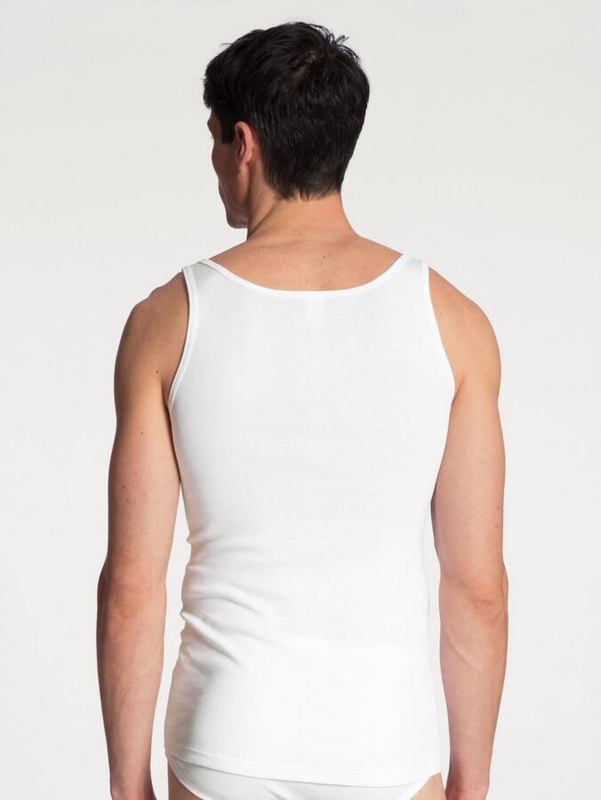CALIDA Tanktop Twisted Cotton Pure Cotton fijne ribkwaliteit ronde hals - Foto 4