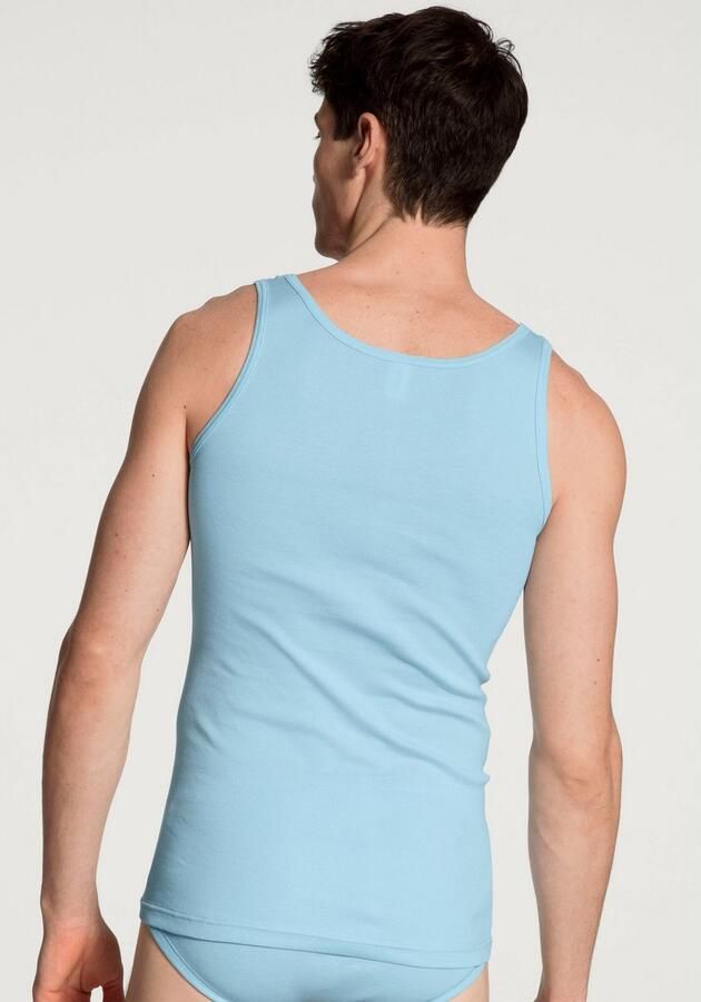 CALIDA Tanktop Twisted Cotton Pure Cotton fijne ribkwaliteit ronde hals - Foto 4