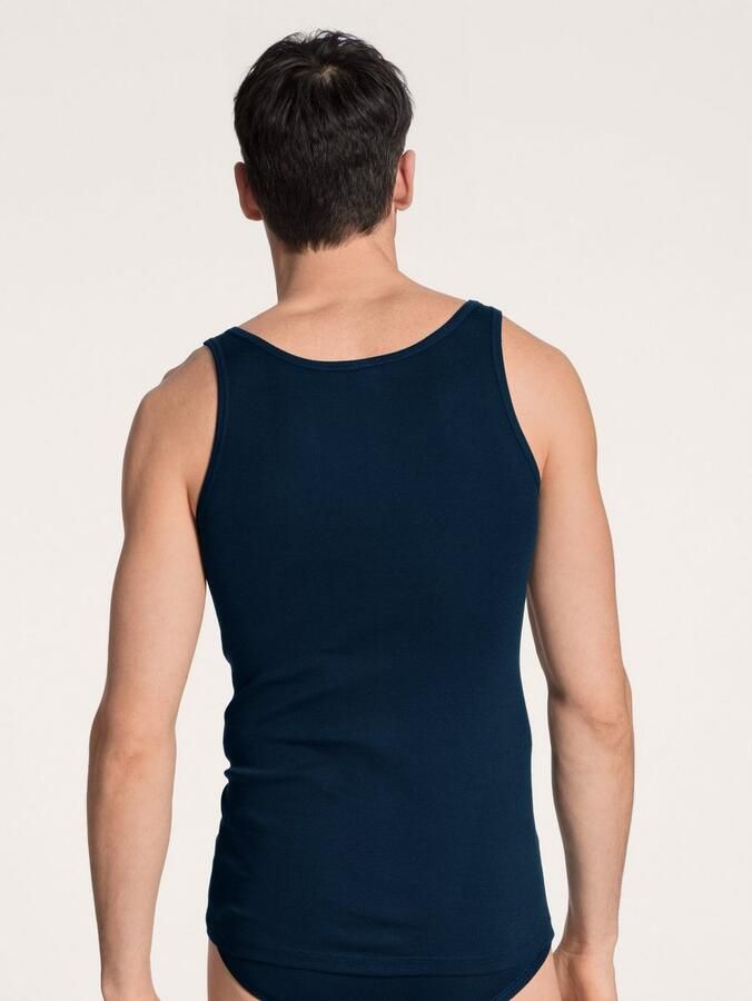 CALIDA Tanktop Twisted Cotton Pure Cotton fijne ribkwaliteit ronde hals - Foto 2