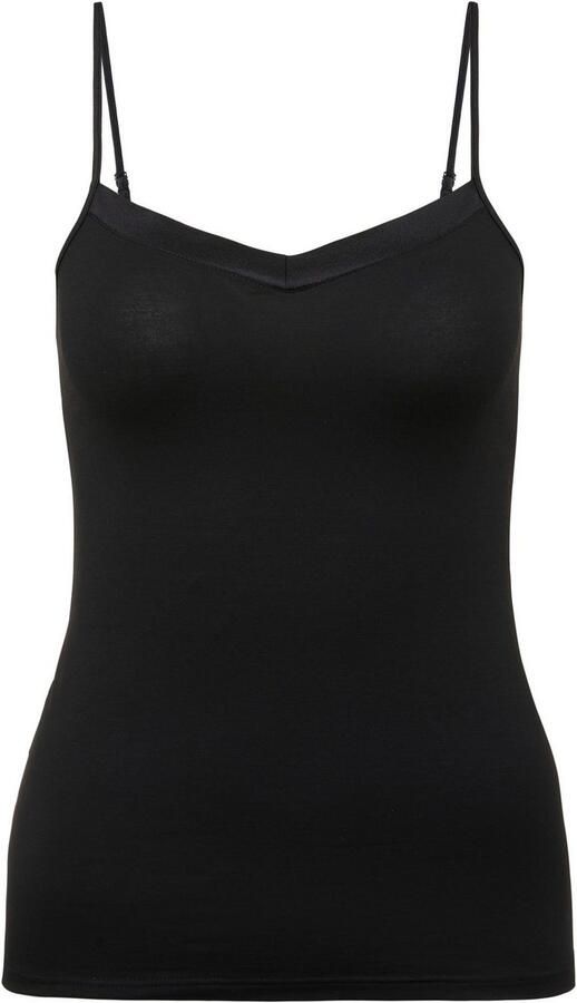 CALIDA Top met spaghettibandjes CATE Satijnen inzetstuk Single Jersey kwaliteit elastisch zacht vrouwelijk - Foto 10