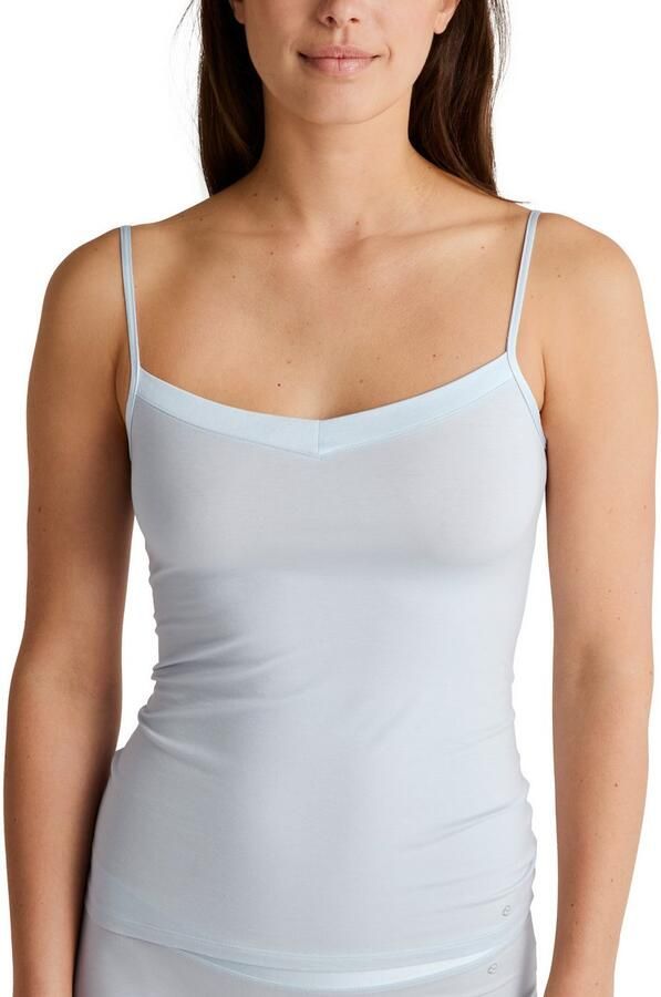 CALIDA Top met spaghettibandjes CATE Satijnen inzetstuk Single Jersey kwaliteit elastisch zacht vrouwelijk - Foto 8