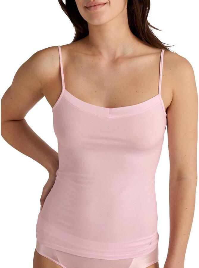 CALIDA Top met spaghettibandjes CATE Satijnen inzetstuk Single Jersey kwaliteit elastisch zacht vrouwelijk - Foto 8