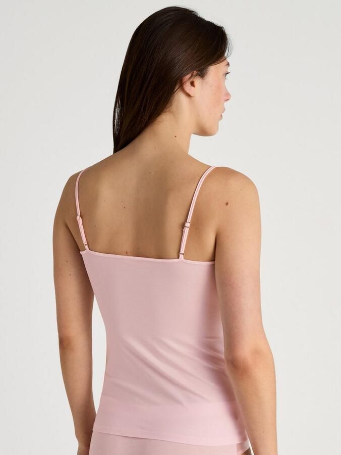 CALIDA Top met spaghettibandjes CATE Satijnen inzetstuk Single Jersey kwaliteit elastisch zacht vrouwelijk - Foto 6