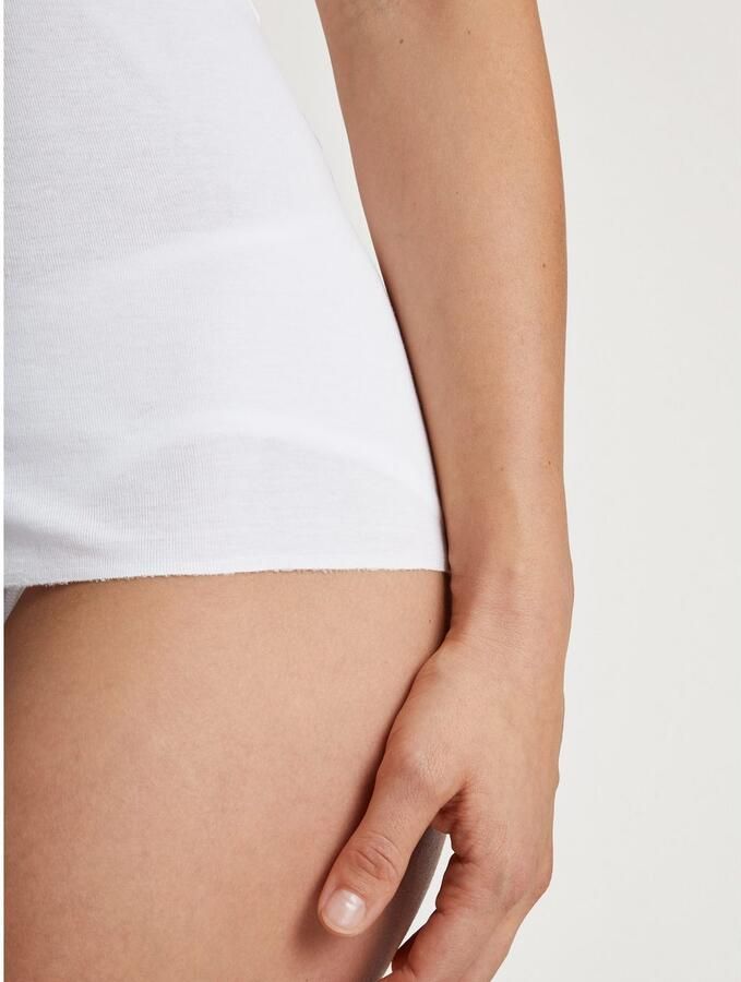 CALIDA Top met spaghettibandjes Cotton Desire Kanten-inzetstuk ademend fijnrib Pure Cotton zacht - Foto 5
