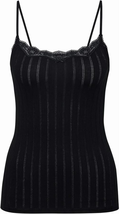 CALIDA Top met spaghettibandjes Etude Toujours Krijtstreep-optiek kant elastisch zacht single jersey kwaliteit (1 stuk) - Foto 6