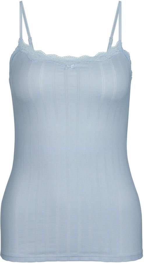 CALIDA Top met spaghettibandjes Etude Toujours Krijtstreep-optiek kant elastisch zacht single jersey kwaliteit (1 stuk) - Foto 10