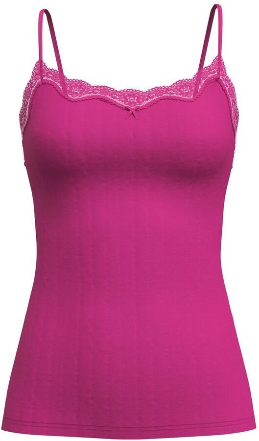 CALIDA Top met spaghettibandjes Etude Toujours Krijtstreep-optiek kant elastisch zacht single jersey kwaliteit (1 stuk) - Foto 11