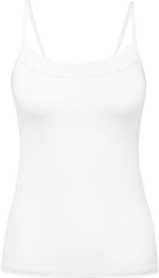 CALIDA Top met spaghettibandjes Natural Comfort Lace zacht kant elastisch single jersey kwaliteit katoenmix - Foto 10